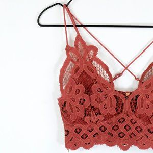 FREE PEOPLE Longline Boho One Adella Bralette NWT